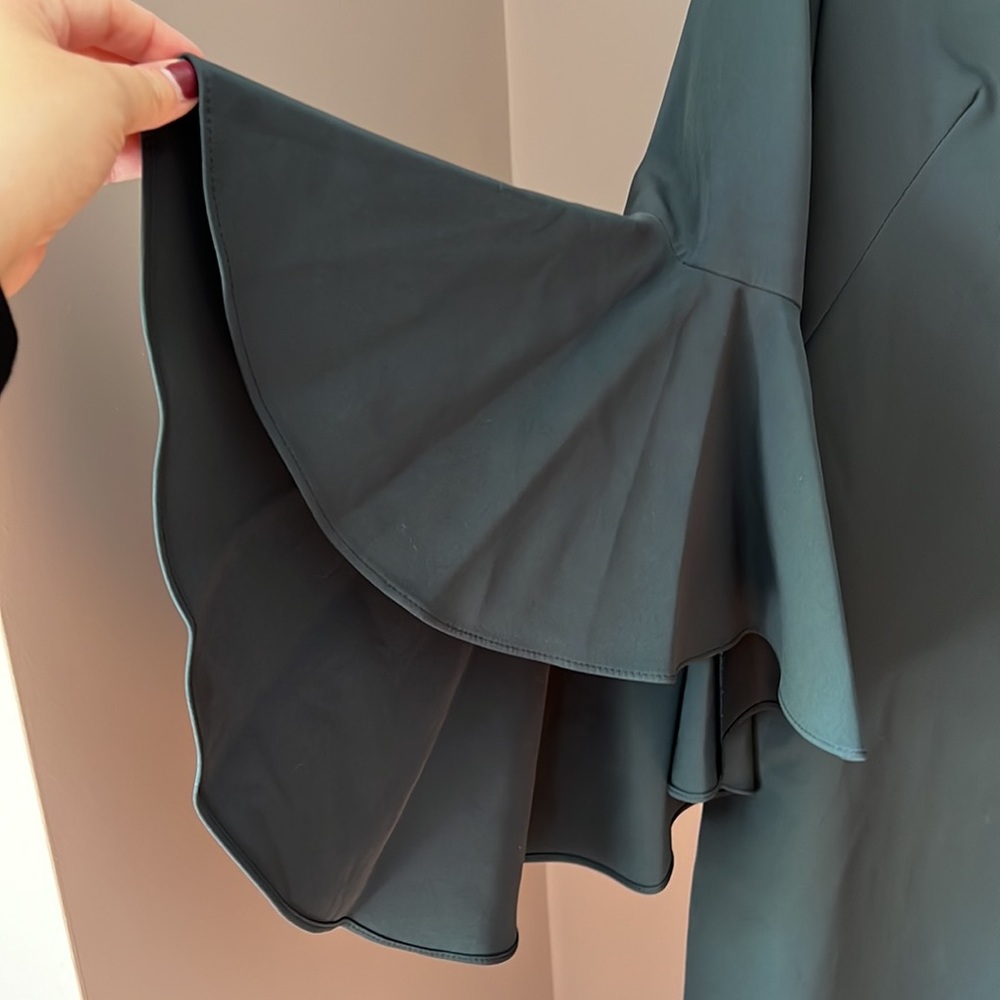 Grey Ruffle Milly Dress - Picture 4 of 5